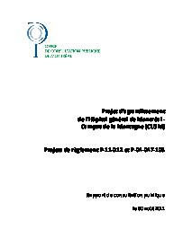 Couverture du rapport - CUSM - Campus de la montagne