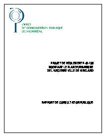 Couverture du rapport - Centre d'achats boulevard Saint-Charles