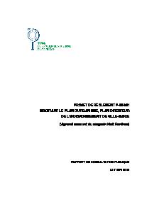 Couverture du rapport - Agrandissement du magasin Holt Renfrew