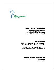 Couverture du rapport - Les Maisons Top