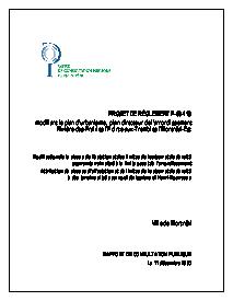 Couverture du rapport - Modification au plan d'urbanisme – Boul. Henri-Bourassa