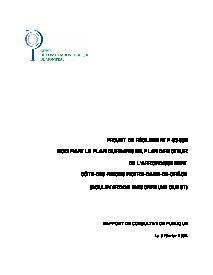 Couverture du rapport - Modification au plan d'urbanisme – Boul. de Maisonneuve Ouest