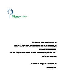 Couverture du rapport - Modification au plan d'urbanisme – Boul. Rodolphe-Forget