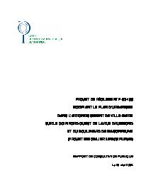 Couverture du rapport - Le Roc Fleuri