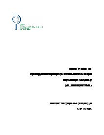 Couverture du rapport - Politique de protection et de mise en valeur des milieux naturels