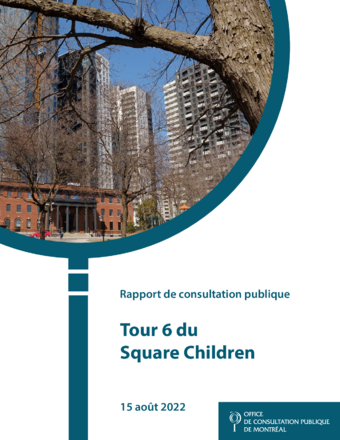 Couverture du rapport - Tour 6 du Square Children