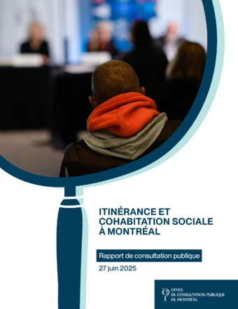 Couverture du rapport - Itinérance et cohabitation sociale à Montréal