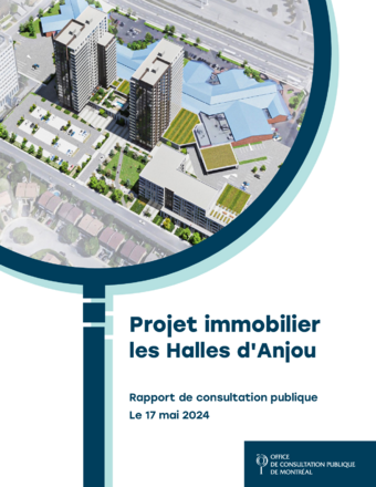 Couverture du rapport - Les Halles d'Anjou