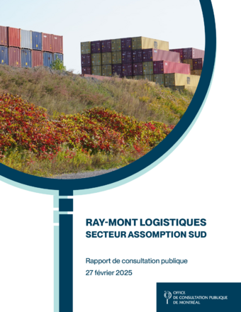 Couverture du rapport - Site Ray-Mont Logistiques - Secteur Assomption Sud
