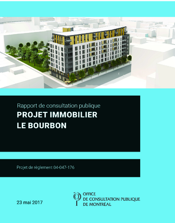 Couverture du rapport - Projet Le Bourbon