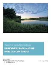 Couverture du rapport - Nouveau parc-nature dans la cour Turcot