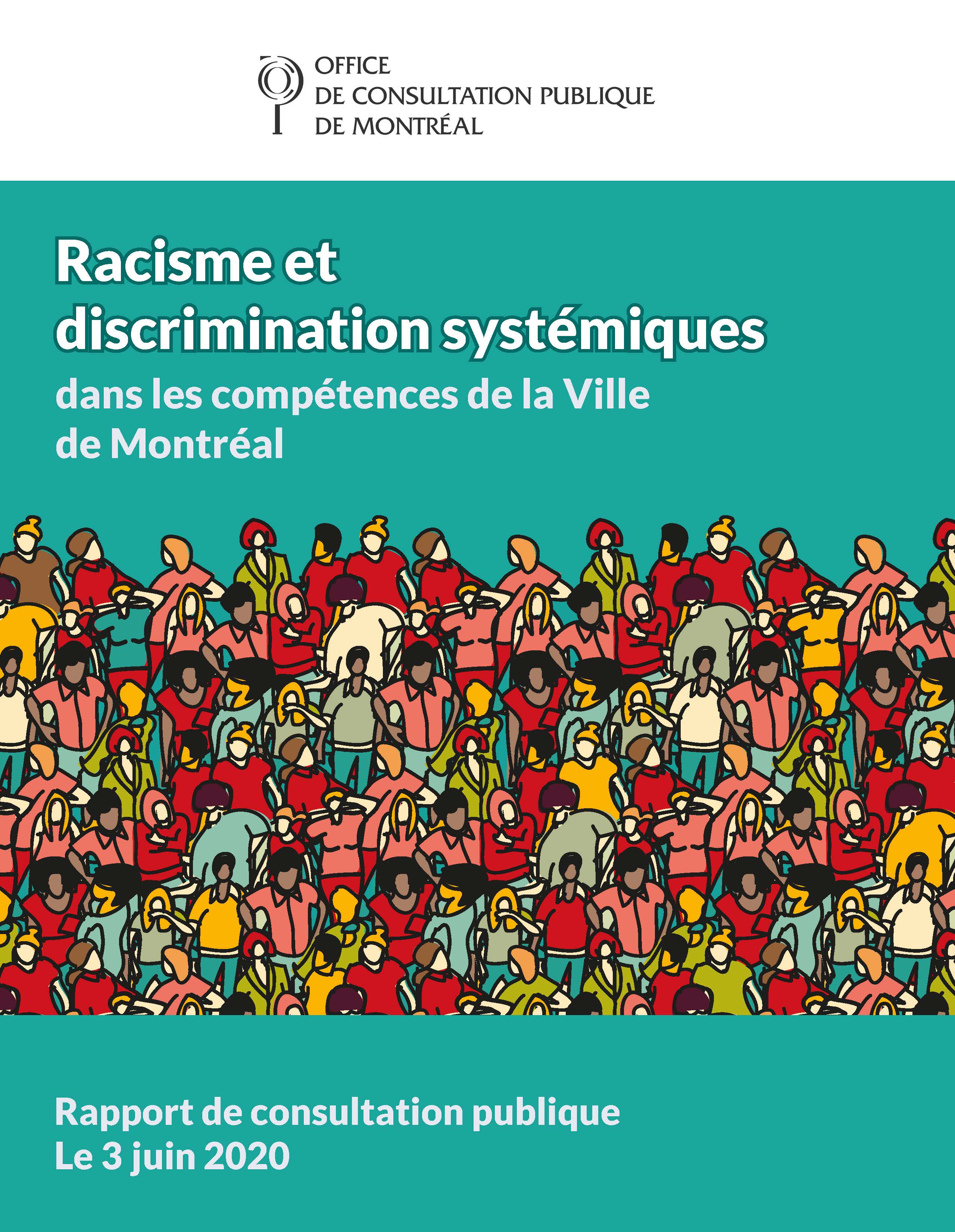 Couverture du rapport - Racisme et discrimination systémiques