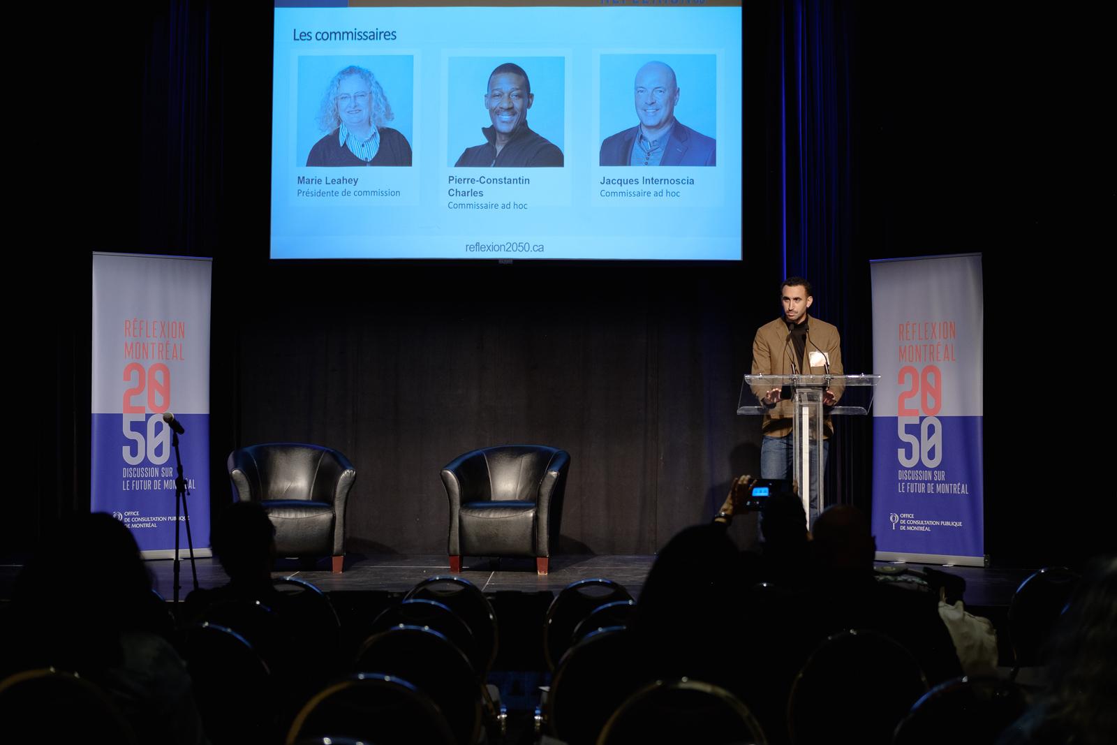 Présentation en salle  - Saint-Laurent - Réflexion 2050