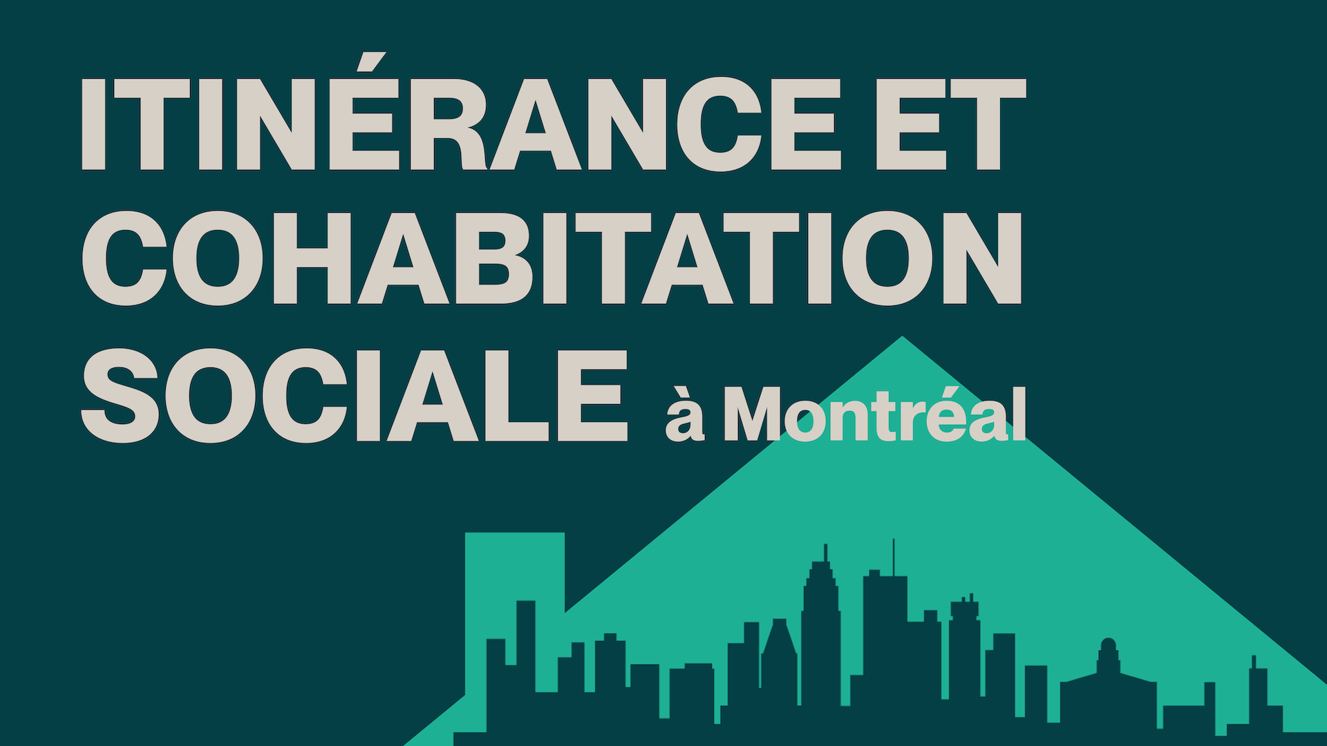 Consultation sur l'itinérance et la cohabitation sociale à Montréal
