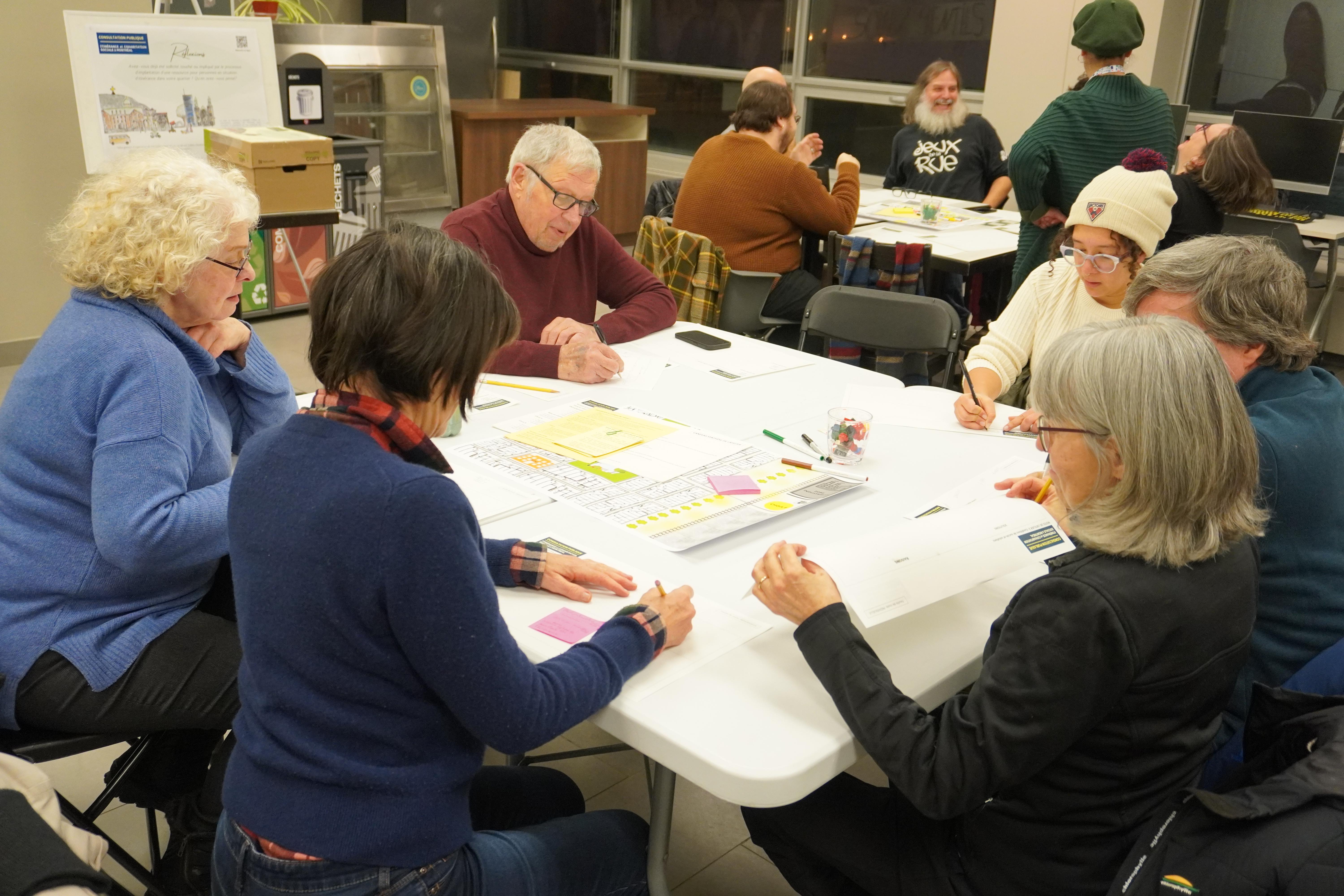 Consultation sur l'itinérance et la cohabitation sociale à Montréal